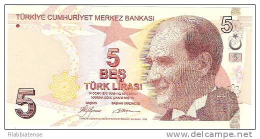 Turchia - 5 Lirasi     +++++++ - Turquie