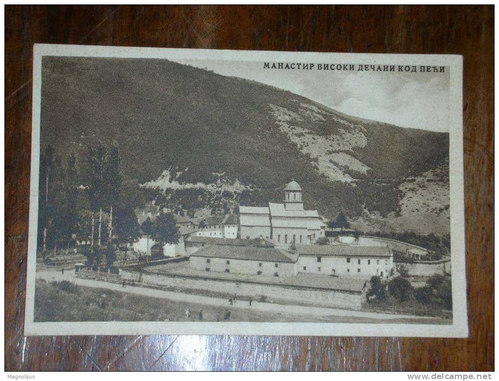 R!,Serbia,Kosovo,Pec,Petch,Monastery,Visoki  Decani,Orthodox Church,Closter,vintage Postcard - Kosovo