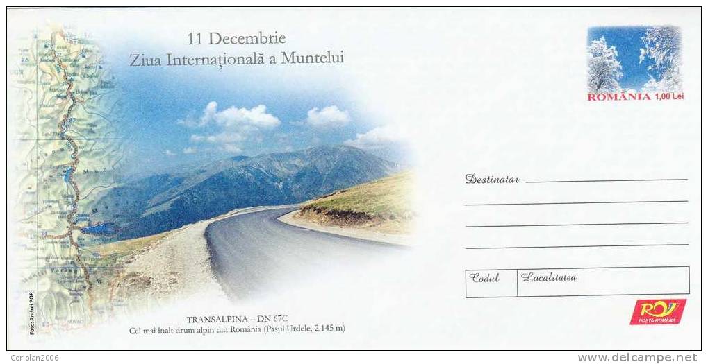 Romania / Postal Stationery / International Day Of Montagnes - Naturaleza