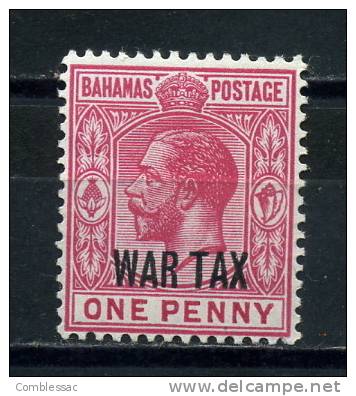 BAHAMAS     1918     1d  Carmine     Op  Type  11 - Bahama's (1973-...)