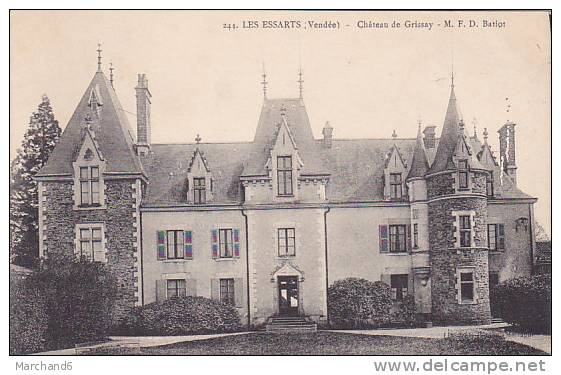 VENDEE.LES ESSARTS.CHATEAU DE GRISSAY MFD BATIOT - Les Essarts