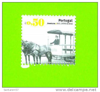 Timbre Non Oblitéré New Stamp Without Fresh Gum Selo Novo Sem A Cola De Origem Americano Carris 0,50EUR PORTUGAL 2007 - Unused Stamps