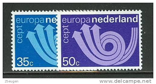 NETHERLANDS  EUROPA CEPT 1973  MNH - 1973