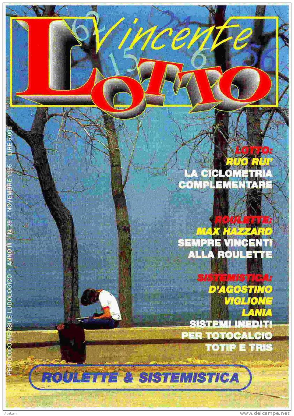 RIVISTA MENSILE LOTTO VINCENTE NOVEMBRE 1995 ANNO 3 N29 - Scientific Texts