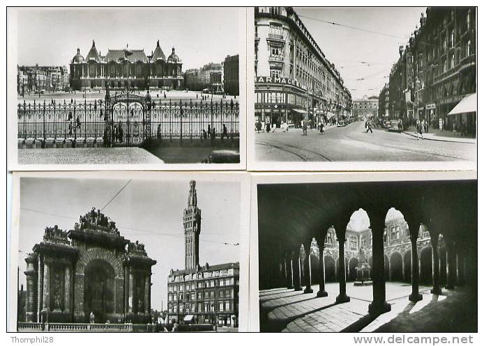 LILLE - Pochette De 20 Petites Photos Des Monuments De Lille - TBE, Voir Les Scans Et La Description - Lille