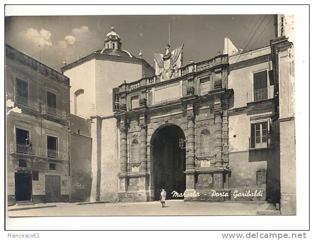 Sicilia  MARSALA Trapani Porta Garibaldi Fotografica 9316-49 SGP Nuova - Marsala