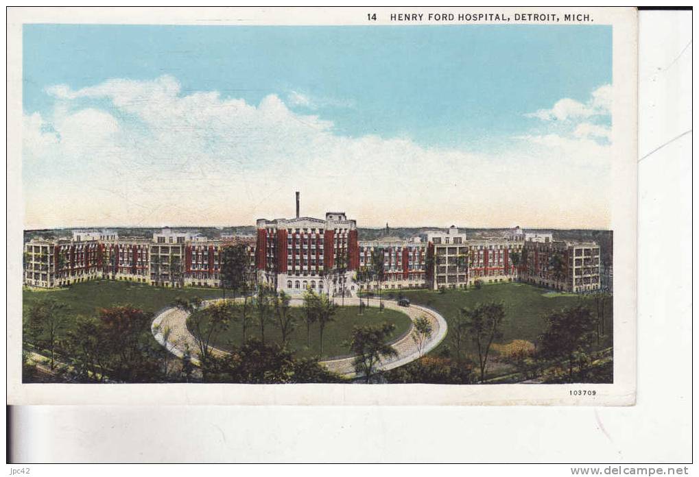 Henry FORD HOSPITAL DETROIT - Autres & Non Classés