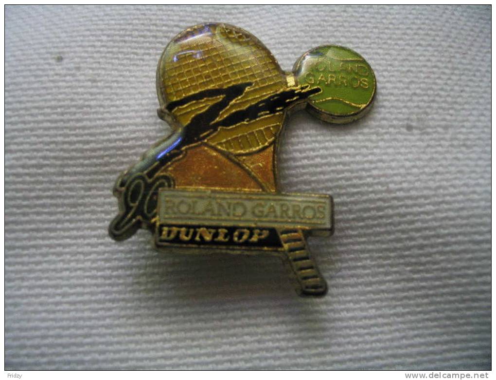 Pin's Roland GARROS  1990 DUBLOP - Tenis