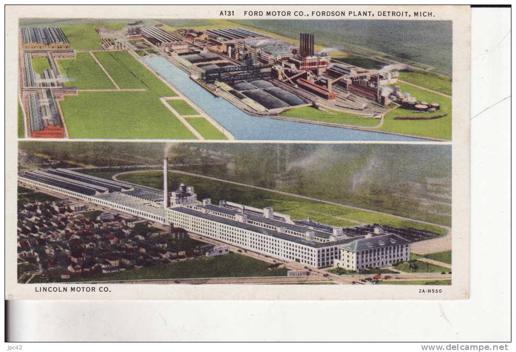 FORD MOTOR CO. FORDSON PLANT. DETROIT - Other & Unclassified