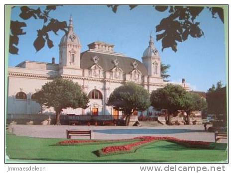 Switzerland 1983 Illustrated Postcard To Belgium - Yverdon Casino Procession Horse Stamp - Covers & Documents
