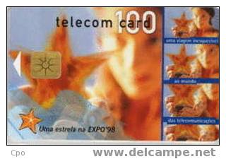 # Portugal TP98-4 Uma Estrela Na Expo'98 100 Orga 02.98  Tres Bon Etat - Portugal