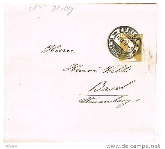 Faja Publicacion  ZURICH 1912 ( Suiza), Diario, - Storia Postale