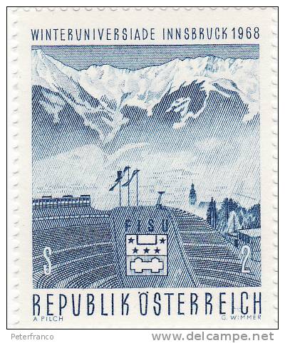 B - 1968 Austria - Universiadi Invernali Di Innsbruck - Hiver 1964: Innsbruck