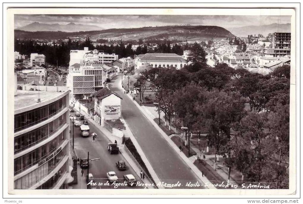 ECUADOR - QUITO, Parque Alameda, Air Mail, 1959. - Equateur
