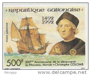 Gabon-1992 500th Anniversary Of Discovery Of America MNH - Ships