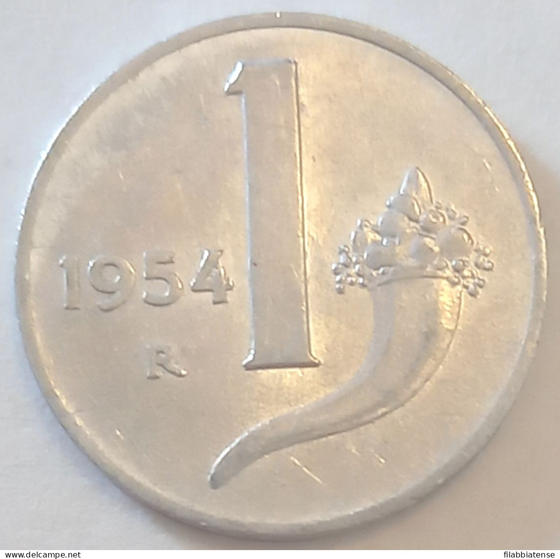 1954 - Italia 1 Lira     ----- - 1 Lire