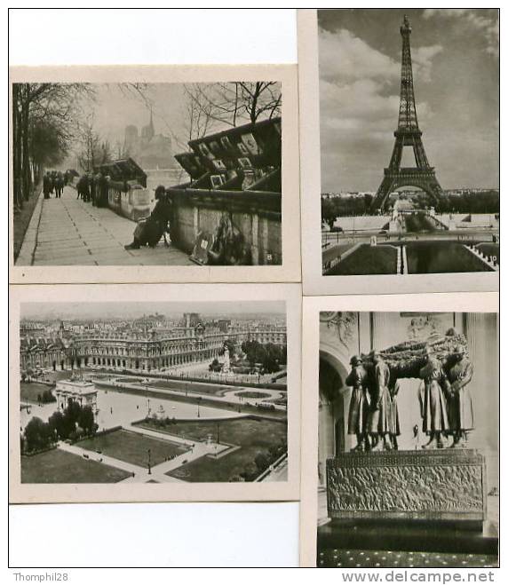 PARIS en Flanant - Pochette de 20 petites photos - Série I - TBE, voir les scans et les descriptions-