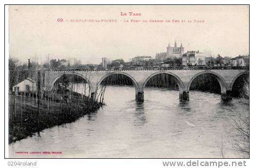 St Sulpice - Le Pont De Chemin De Fer Et La Ville   : Achat Immédiat - Saint Sulpice