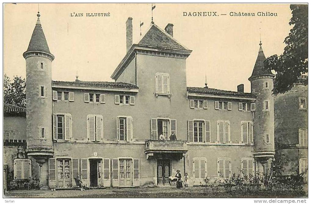 01 , AIN , Ref 84 , DAGNEUX, Le Chateau De Chilou - Non Classés