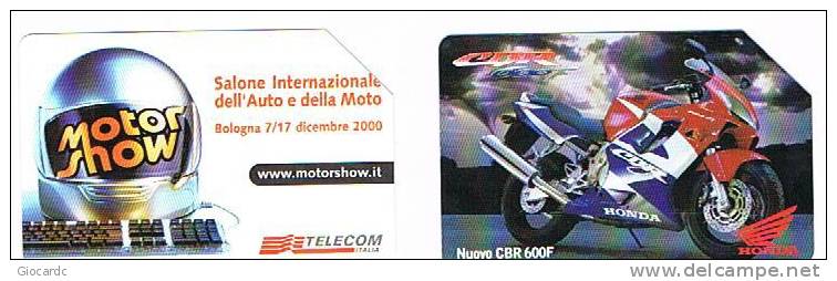 TELECOM ITALIA  - CAT. C.& C  F3392.3393  - MOTORSHOW: BOLOGNA 2000  -   USATA - Pubbliche Speciali O Commemorative