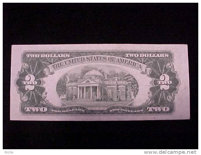 1953 C Two Dollar United States Note - Billetes De Estados Unidos (1928-1953)