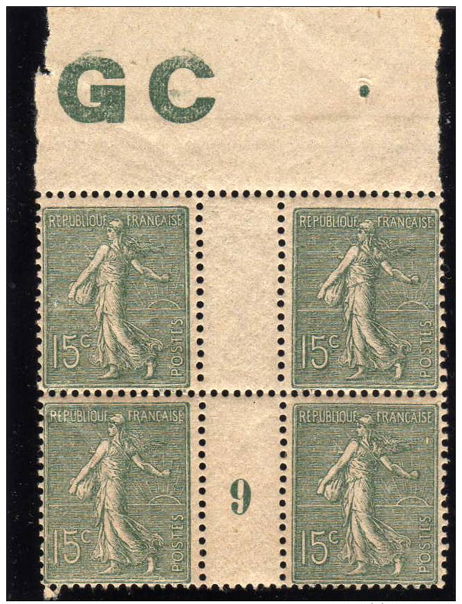 FR N° 130 GC ** Millésime 9  ( Type IV Et V !!! ) - Millésimes