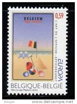 BELGIUM  2003  EUROPA CEPT   MNH - 2003