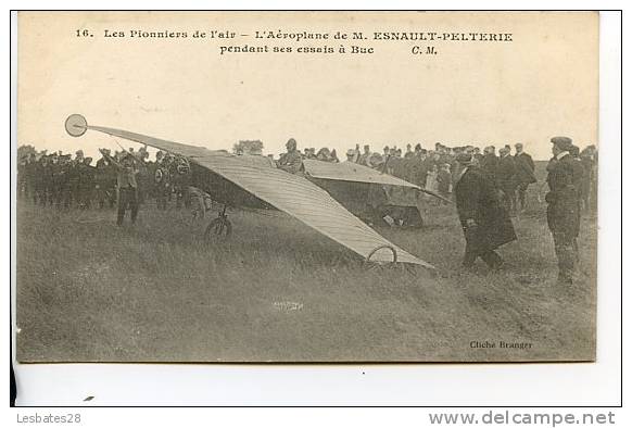 CPA BUC-AVIONS AEROPLANE M. ESNAULT-PELTERIE-. Avion Précurseur- Les Pionniers De L'Air -personnages- SALV114-05 - Buc
