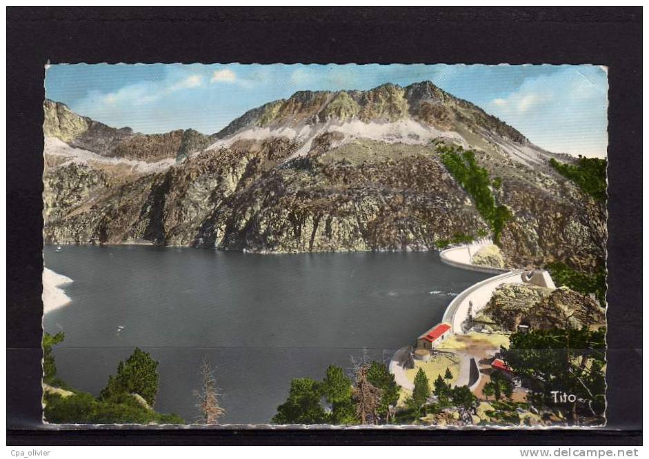 65 VALLEE AURE (envs Vielle Aure Arreau) Lac, Barrage De Cap De Long, Ed Tito 4006, CPSM 9x14, 195? - Vielle Aure