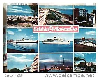 CIVITAVECCHIA  VEDUTE  NAVE  SHIP FERRY TRAGHETTO V1974 CI3295 - Civitavecchia