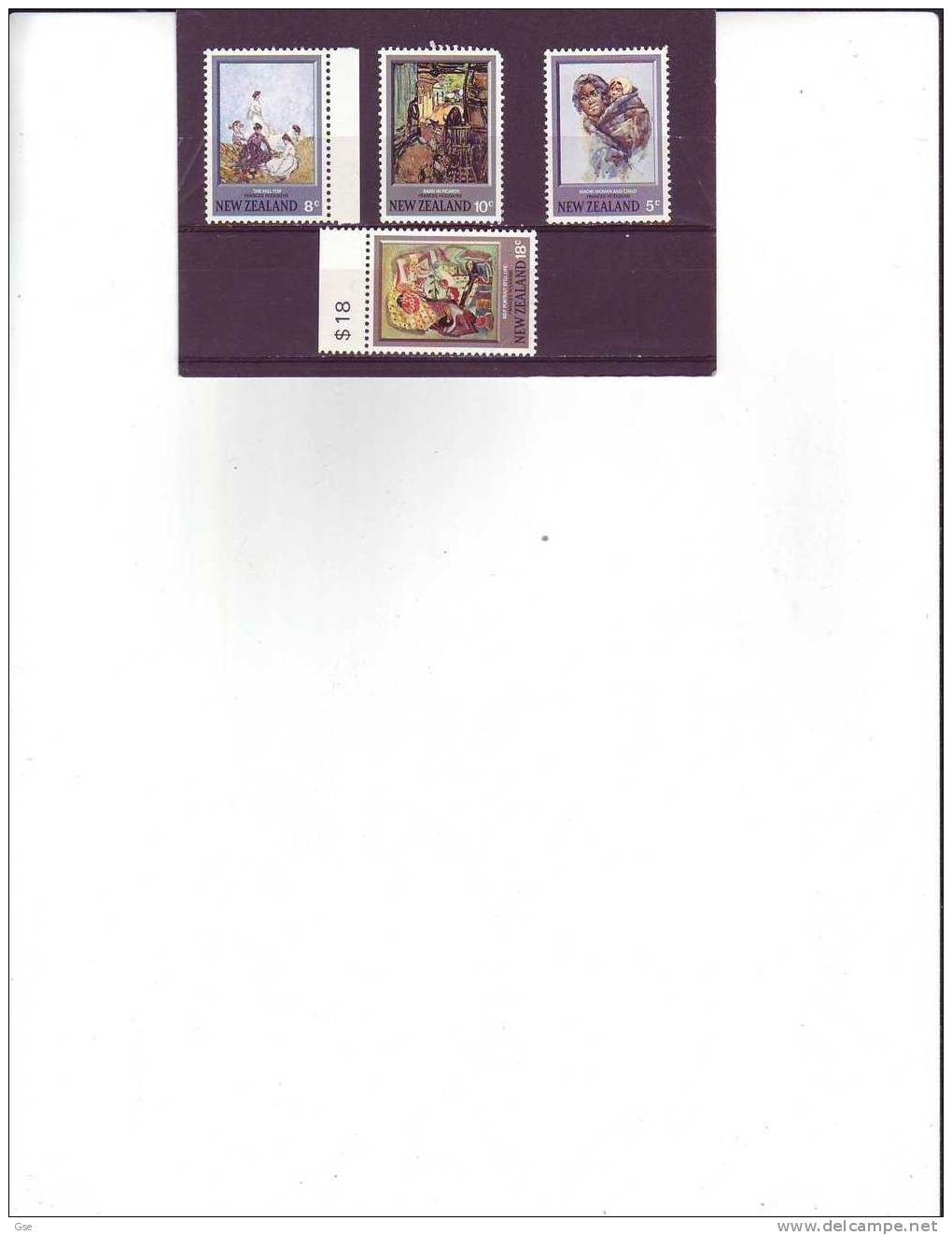 NUOVA ZELANDA 1973 - Gibbons 1027/30** - Unused Stamps