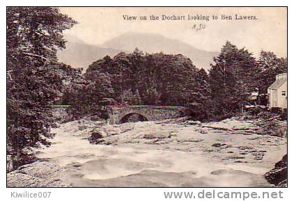 VIEW ON THE DOCHART LOOKING TO BEN LAWERS ++ CACHET INVERNESS +++ 1911 - Perthshire