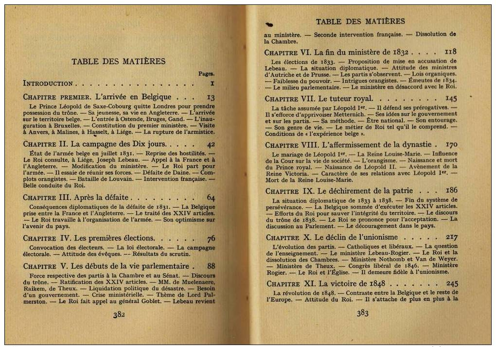 Louis De Lichtervelde, Léopold Ier & La Formation De La Belgique Contemporaine - History