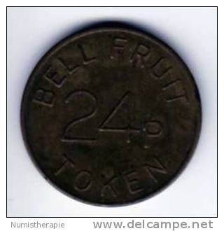 Jeton De Fruit Machine : Bell Fruit Token 24p - Professionals/Firms