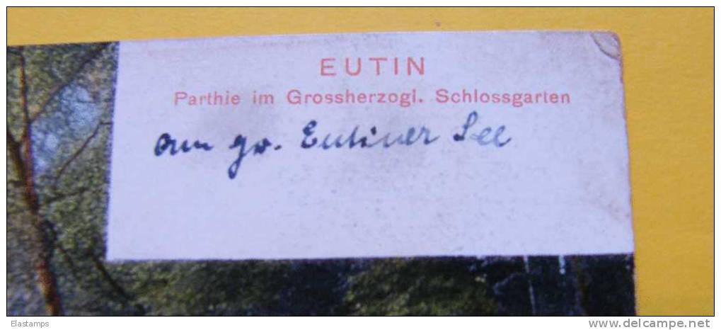 == Eutin , Schlossgarten - Eutin