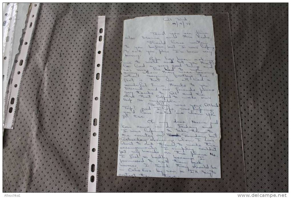 1978 JAMAIQUE AIR LETTER AEROGRAMME BY AIR MAIL PAR AVION QUI A VOYAGé -LETTRE ECRITE -Who Travelled -  Written Letter - Jamaica (1962-...)