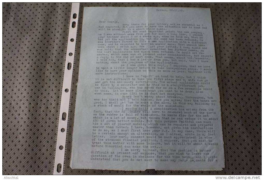 ROYAUME UNI GREAT BRITAIN AIR LETTER AEROGRAMME BY AIR MAIL PAR AVION QUI A VOYAGé -LETTRE ECRITE -Who Travelled -  Writ - Interi Postali