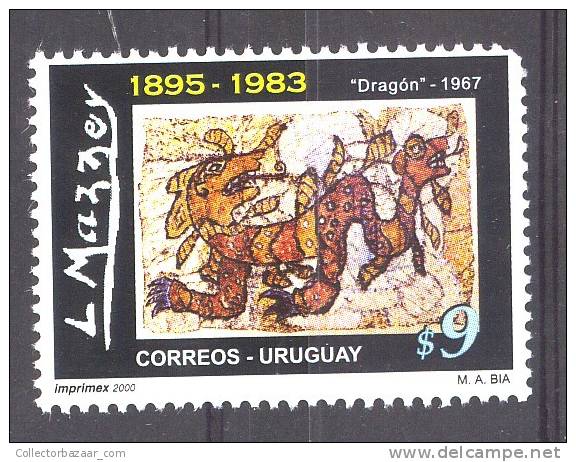 URUGUAY Sc#1883 MNH STAMP Dragon Chinese Calendar - Religión