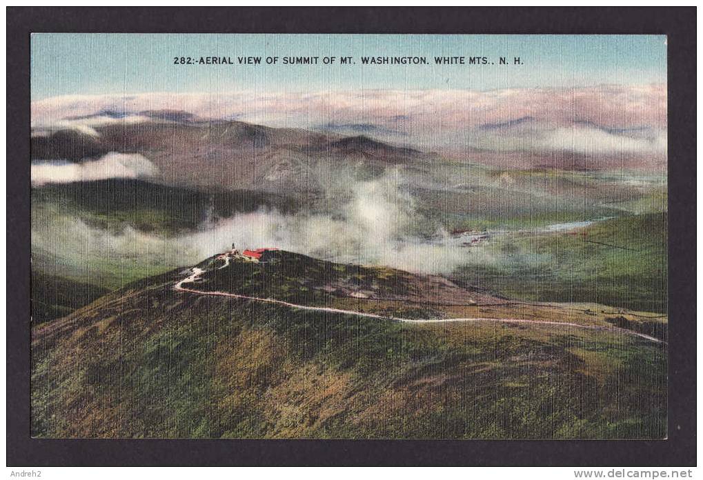 NEW HAMPSHIRE - AERIAL VIEW OF SUMMIT OF MT. WASHINGTON - WHITE MOUNTAINS - White Mountains