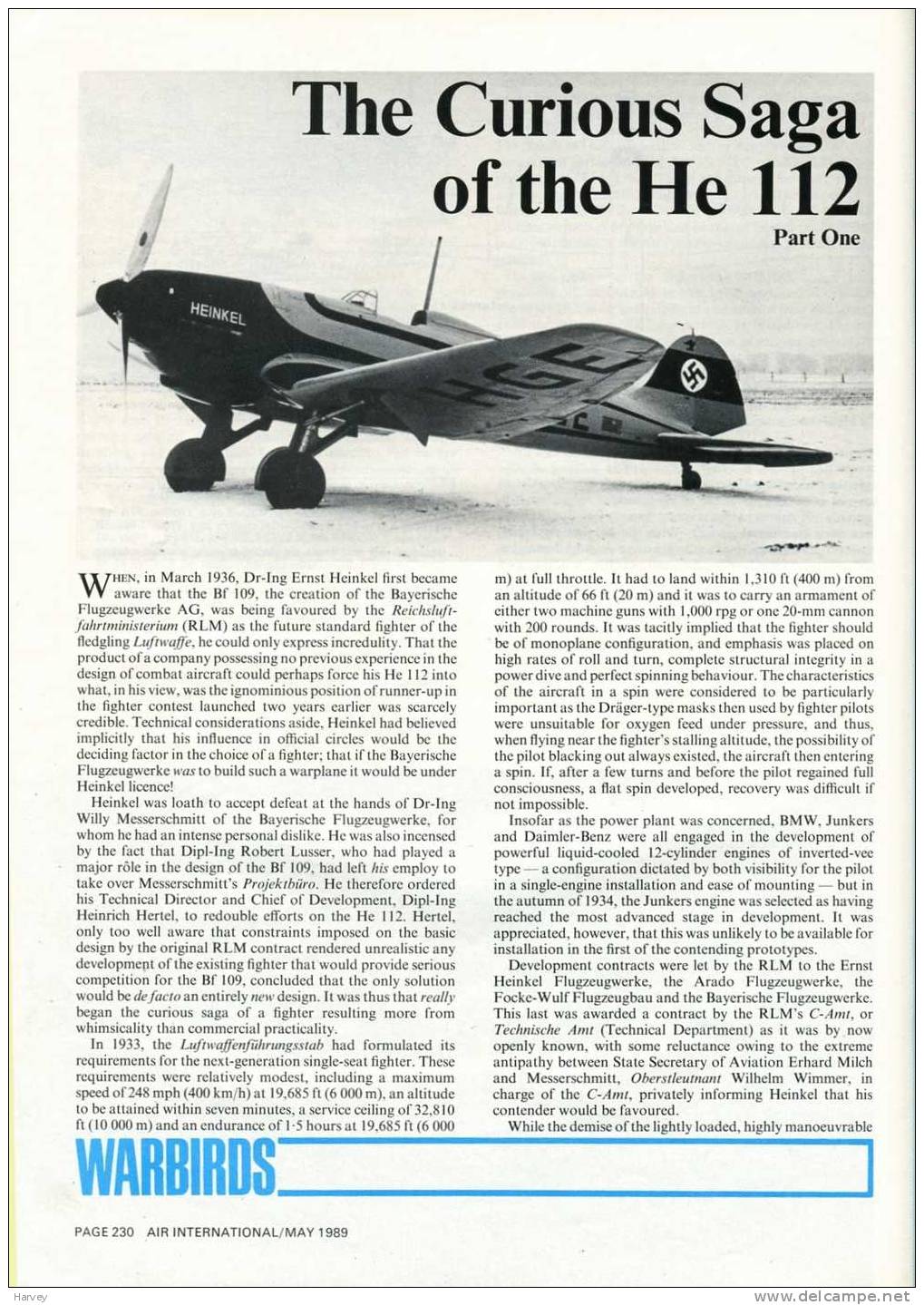 Air International Vol 36 N° 5 May 1989 - Verkehr