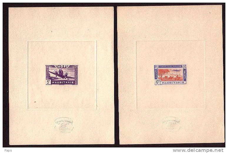 1906-MAURITANIE-P.A.N°10/ 17** LA SERIE EN EPREUVES DE LUXE.RARE - Other & Unclassified