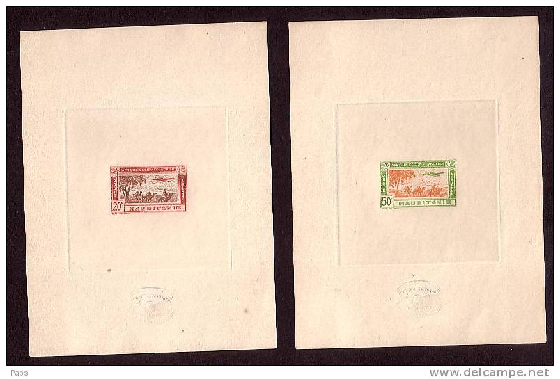 1906-MAURITANIE-P.A.N°10/ 17** LA SERIE EN EPREUVES DE LUXE.RARE - Other & Unclassified