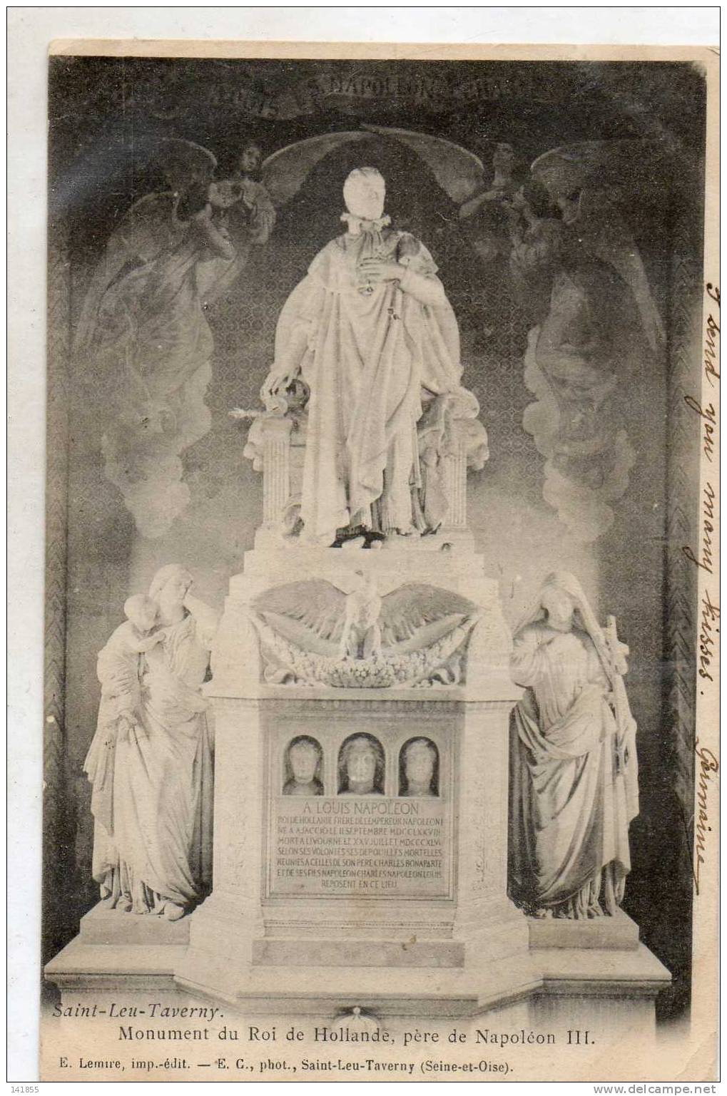 95 SAINT LEU TAVERNY  Monument Du Roi De Hollande Père De Napoléon III  Ref  414 - Saint Leu La Foret