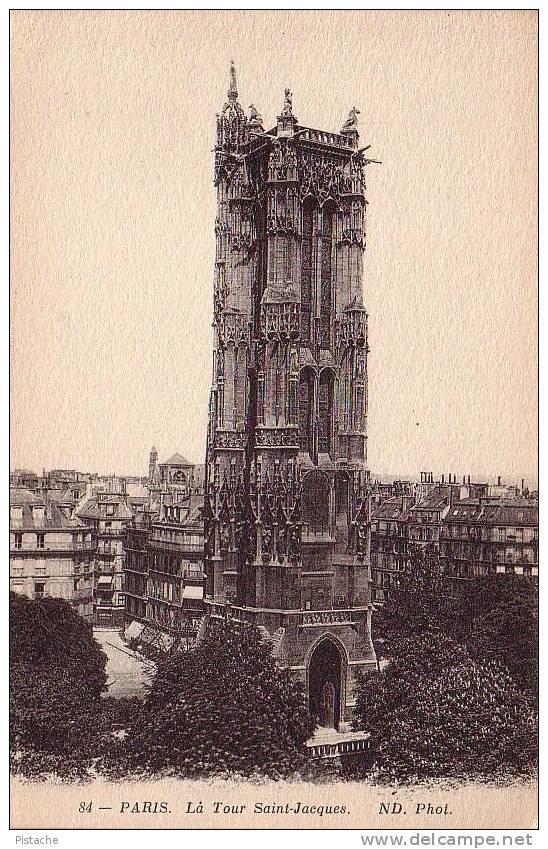 Paris France -Tour Saint-Jacques - ND Phot #84 - Neuve - État : TB Voir Scan Recto Verso - Other Monuments