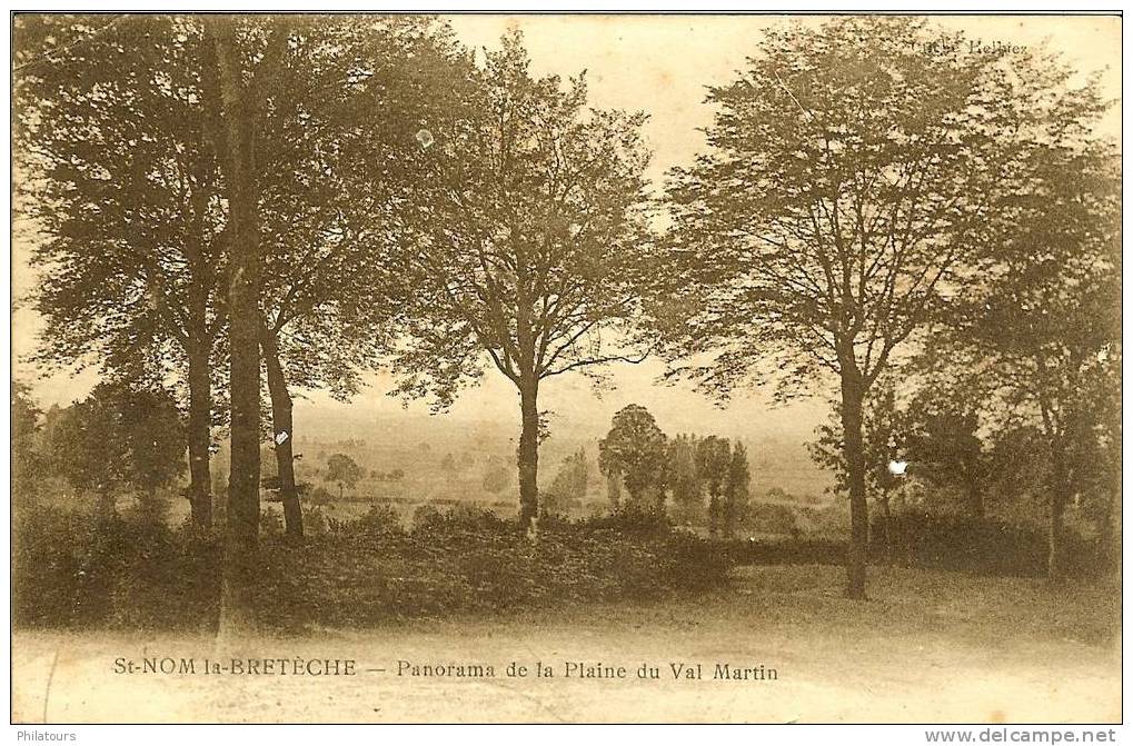 SAINT-NOM-LA-BRETECHE  - Panorama De La Plaine Du Val Martin - St. Nom La Breteche