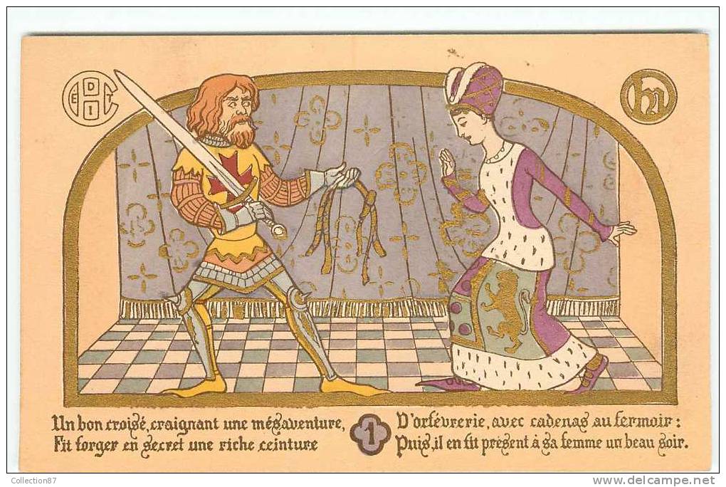 ILLUSTRATEUR MALATESTA -SERIE De 10 CARTES Sur La CEINTURE De CHASTETE - EROTIQUE - FEMME De ROI -RARE & INEDIT Sur SITE - Autres & Non Classés