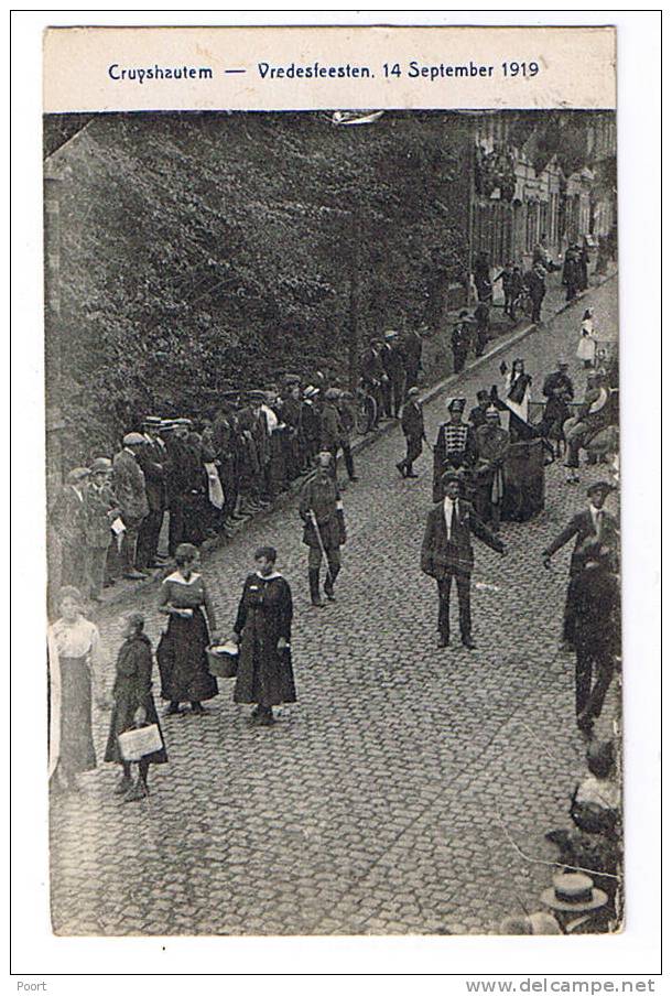 KRUISHOUTEM / CRUYSHAUTEM - Vredesfeesten, 14 September 1919 - Uitg. J. D´haenens  !!! - Kruishoutem