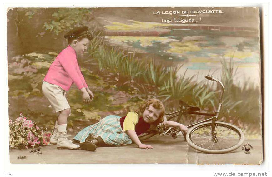 13984 - La Leçon De Bicyclette   *chute à Vélo* - Radsport