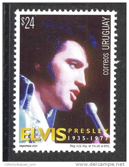 URUGUAY Sc#1962 MNH STAMP Elvis Prestley Rock Music - Elvis Presley