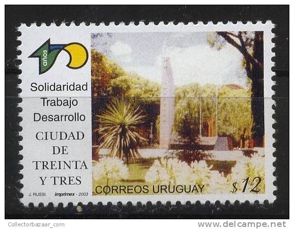 URUGUAY Sc#1999 MNH STAMP Park Monument Cactus Garden - Cactusses